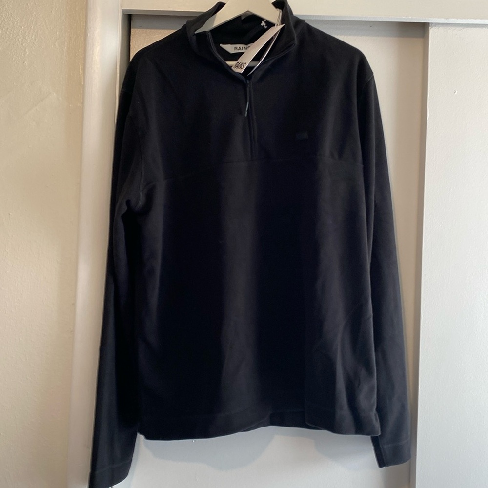 Men's RAINS Addis Fleece Half Zip x GQ Box - LARGE NWT
